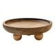 thumbnail image 1 of Bandeja de madera redonda de madera pedestal de pie decorativo para la exhibición Ounter mesa de centros de mesa de entrada de mesa de cocina de granja de mesa 1pc Características:, 1 of 7