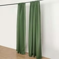 thumbnail image 6 of Efavormart 2 Pack | Olive Green Polyester Drapery Panels With Rod Pockets, Photography Backdrop Curtains, 5ftx8ft - 130 GSM, 6 of 9