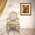 thumbnail image 3 of Ziman, Peter 20x24 Gold Ornate Wood Framed with Double Matting Museum Art Print Titled - Field Flowers in Vase XI, 3 of 4