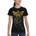 thumbnail image 4 of The Legend Of Zelda Teen T-Shirt Crewneck Short Sleeve Double-Sided Print Summer Tee Shirts Top For Youth Boys Girls Children Small, 4 of 7