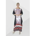 thumbnail image 4 of Miss Lavish London Kaftan Dresses for Women,Beach Kaftan Coverups,Hawaiian Coverups for Women,Long Beach & Swimsuit Coverups,Plus Size African Caftan Dress,Moroccan Style Loungewear Black Jewel XL, 4 of 6