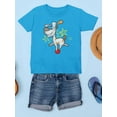 thumbnail image 3 of Dog On A Ball T-Shirt Juniors -Image by Shutterstock,  x-Small, 3 of 4