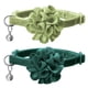 thumbnail image 1 of Collar de gato con estampado floral azuza con campana y pajarita con flores extraíble, 1 of 6