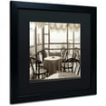thumbnail image 2 of Trademark Fine Art "Piedmont Caffe I" Canvas Art by Alan Blaustein, Black Matte, Black Frame, 2 of 4
