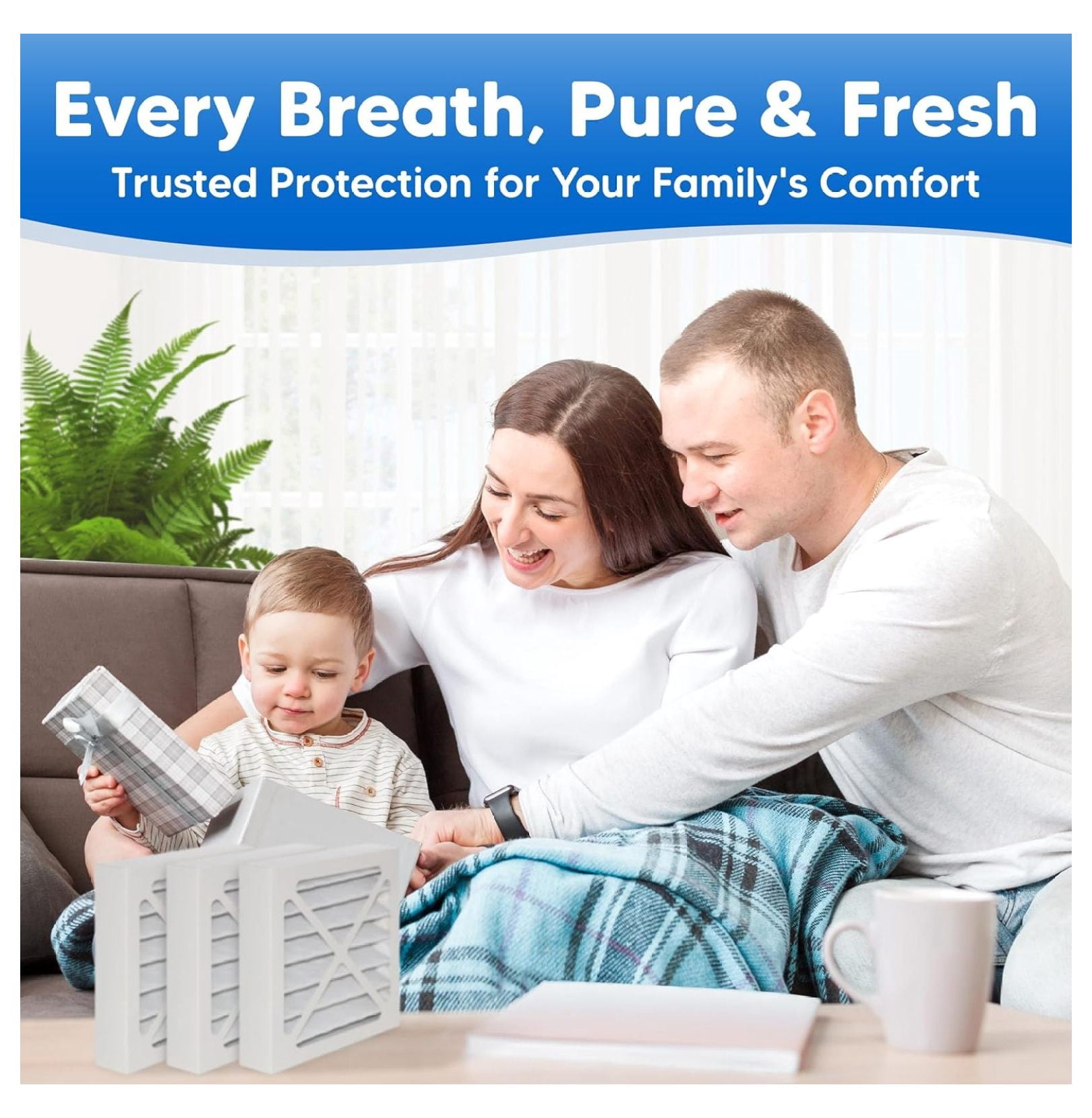 6-Pack Humidifier Filter Replacement for Bionaire 911D Filter - Compatible with Bionaire C22 C33 W2 W6 W7 W9 W25 W0210 W0305 W0310 W0340 W0840 W2845 Air Filters