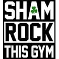 thumbnail image 2 of Men's Lost Gods St. Patrick's Day Sham Rock this Gym  Graphic Tee Black Medium, 2 of 5