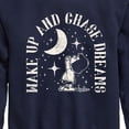 thumbnail image 3 of Peanuts - Wake Up And Chase Dreams - Toddler & Youth Crewneck Fleece Sweatshirt, 3 of 6