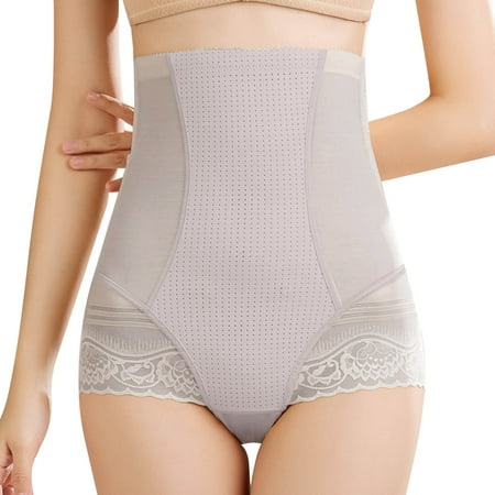 

KaLI_store Womens Underwear Women s Cotton Stretch Underwear Soft Mid Rise Briefs Underpants Grey 3XL
