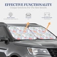 thumbnail image 4 of Hirioo Bunny cartoon with easter for 2PCS Windshield Sun Shade Foldable | Front Windshield Shade for Sun, Heat and UV Rays-Small, 4 of 6