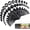 Black, White Splatter, variant on 54PC Ear Gauge Stretching Kit - Gauges Ears 14G-12mm Starter Set - Jojoba Oil - Turquoise Acrylic Tapers Plugs Silicone Tunnels - Dead Stretching Lobe Beginner Men Women Expander Piercing