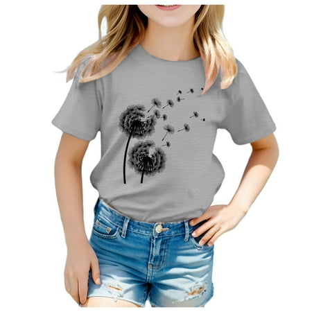 

Unisex Kids Print Tee Boy Girl Funny T Shirts Short Sleeve Round Neck Top for 3 13Y Boy Athletic Shirt Tee Boy Basketball Short Basketball Teen Boy Boys Undershirts Shirt Teen Youth Basketball Short