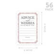 thumbnail image 5 of Koyal Wholesale Elegant Art Deco Wedding Advice & Well Wishes Guest Book Cards for Bride and Groom, 56 Pack, 5 of 5