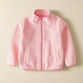 thumbnail image 2 of MEZZALL Girls Jacket Long Sleeve Warmth And Comfort Winter Outerwear Coats Kids Soft Cozy Jacket Solid Color Leisure Child Clothes, 2 of 3