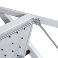 thumbnail image 6 of 2 Steps Ladder Safety Non Slip Mat Tread Foldable Kitchen Steel Step Stool White, 6 of 12