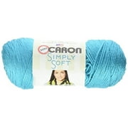 Simply Soft Brites Yarn H9700B 6-Ounce/315-Yard Skein of Yarn, Blue Mint
