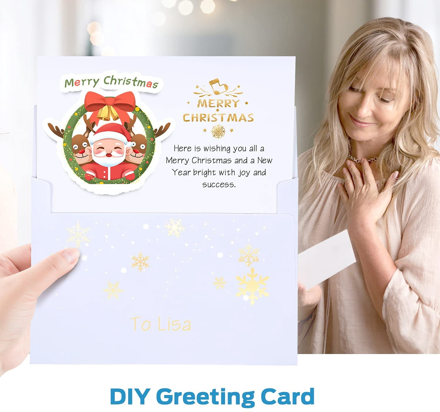 Blank White Cards and Envelopes 50 Pack - 4.25" x 5.5" Heavyweight Folded Cardstock and A2 Envelopes for DIY Greeting Cards Wedding Birthday Invitations Baby Shower Thank You Cards and More