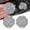 Silver, variant on 2pcs Bling Car Cup Holder Coaster,2.75 inch Anti-Slip Shockproof Universal Fashion Coasters Insert Crystal Rhinestone Automotive Interior Accessories for Women (2 pcs)