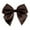 Coffee, variant on BinKFF Christmas Satin Ribbon Bows Pretied Bows with Sticky Gel Pads for Treat Bags, Gift Bags, Bakery Candy Bags and Package Decorating or Gift Decorating, 3.9IN