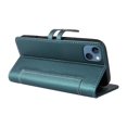thumbnail image 4 of Premium Wallet Case for iPhone 14 with Card Slots & Kickstand, Flip Cover Green, 4 of 7