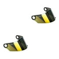 thumbnail image 2 of Youkk Haute Performance pour Objectif de Visière pour FF358 396 Plein Visage Résistant aux Rayures Doré 255mm 2ensemble, 2 of 6