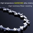 thumbnail image 2 of HSHDLDF [2 Pieces] 6 Inch Mini Chainsaw Chain, 6 Inch Replacement Chains for Cordless Electric Portable Mini Chainsaw, FIFCHALL Guide Saw Chain for All 6-inch Mini Chainsaws for Wood Branch Cutting, 2 of 7