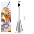thumbnail image 2 of 2pcs Cream Icing Piping Nozzle Tip Stainless Steel,long Puff Nozzle Tip Decorating Tool, 2 of 5