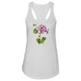thumbnail image 1 of Geranium Flower Design Tank Women -Image by Shutterstock, Female Large, 1 of 4