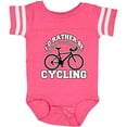 thumbnail image 3 of Inktastic I'd Rather Be Cycling Boys or Girls Baby Bodysuit, 3 of 5