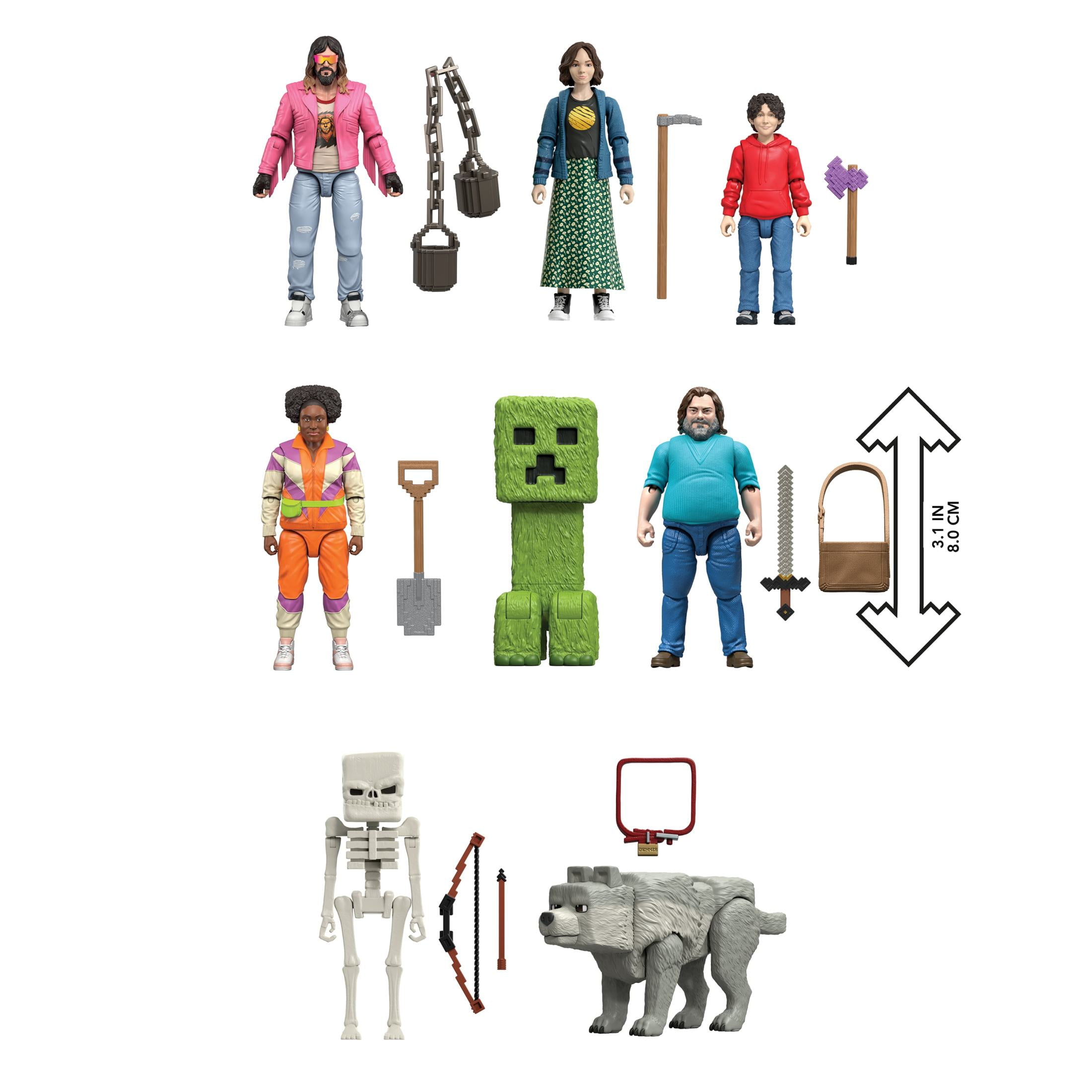 Minecraft Ultimate Movie Set with 8 Action Figures & 8 Accessories, Inspired by A Minecraft Movie