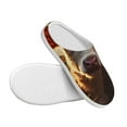 thumbnail image 3 of Balery Sunset Sunflower Small Cow Pattern Women's Fuzzy Memory Foam Slippers Fluffy Winter House Shoes Indoor and Outdoor-40/41, 3 of 7