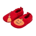 thumbnail image 4 of Chaussures de Mode pour Bébé Halloween Lumineuses Imprimé Citrouille Design Assortie Résistantes à l'Usure, 4 of 9