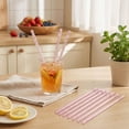 thumbnail image 4 of Reusable Pink Plastic Straws (12-Pack), Threaded Hard Drink Straws for Cups, Eco-Friendly Daily Use, 4 of 5