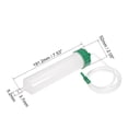 thumbnail image 3 of Jeringas de dispensador de pegamento de tubo de aire de 200cc claras con adaptador para uso industrial, 2 piezas (tapa de plástico), 3 of 3