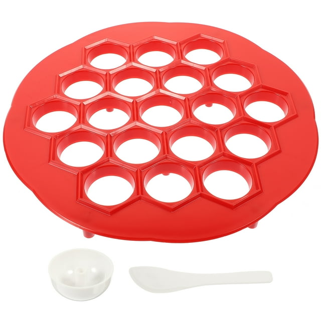 1 Juego de molde para Dumplings, fabricante de Pelmeni, molde para Pelmeni doméstico, máquina para hacer Dumplings de 19 agujeros