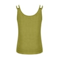 thumbnail image 5 of DHFJKG Women's Camisole Tank Top Deep V Neck Casual Solid Color Sleeveless Loose Fit Summer Cami Shirt Comfortable Daily Wear Versatile Tops, 5 of 5