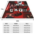 thumbnail image 5 of Liams Music Payne Flannel Blanket Air Conditioning Blanket Nap Blanket Sofa Throw Blanket Throw Blankets 50"X40", 5 of 6