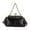 Black, variant on Yucurem Vintage PU Leather Clutch Purses for Women,  Kiss Lock Purses and Handbags, Top Handle Evening Handbag (Black)