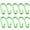 Green, variant on Arealer Aluminum Alloy Carabiner: 10pcs Spring Clip Hooks for Camping Hiking