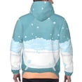 thumbnail image 7 of Haiem Bathtub with Soap Bubbles Patterned Men's Hoodie with Kangaroo Pocket - Ideal Pullover Sweatshirt for Daily Wear, Travel, and Home-, 7 of 7