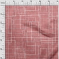 thumbnail image 3 of oneOone Velvet Orange Fabric Geometric Sewing Craft Projects Fabric Prints By Yard 58 Inch Wide-SQ, 3 of 5