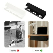 Yammee No Drill Under Desk Cable Management Tray, Desk Wire Management Cable Basket