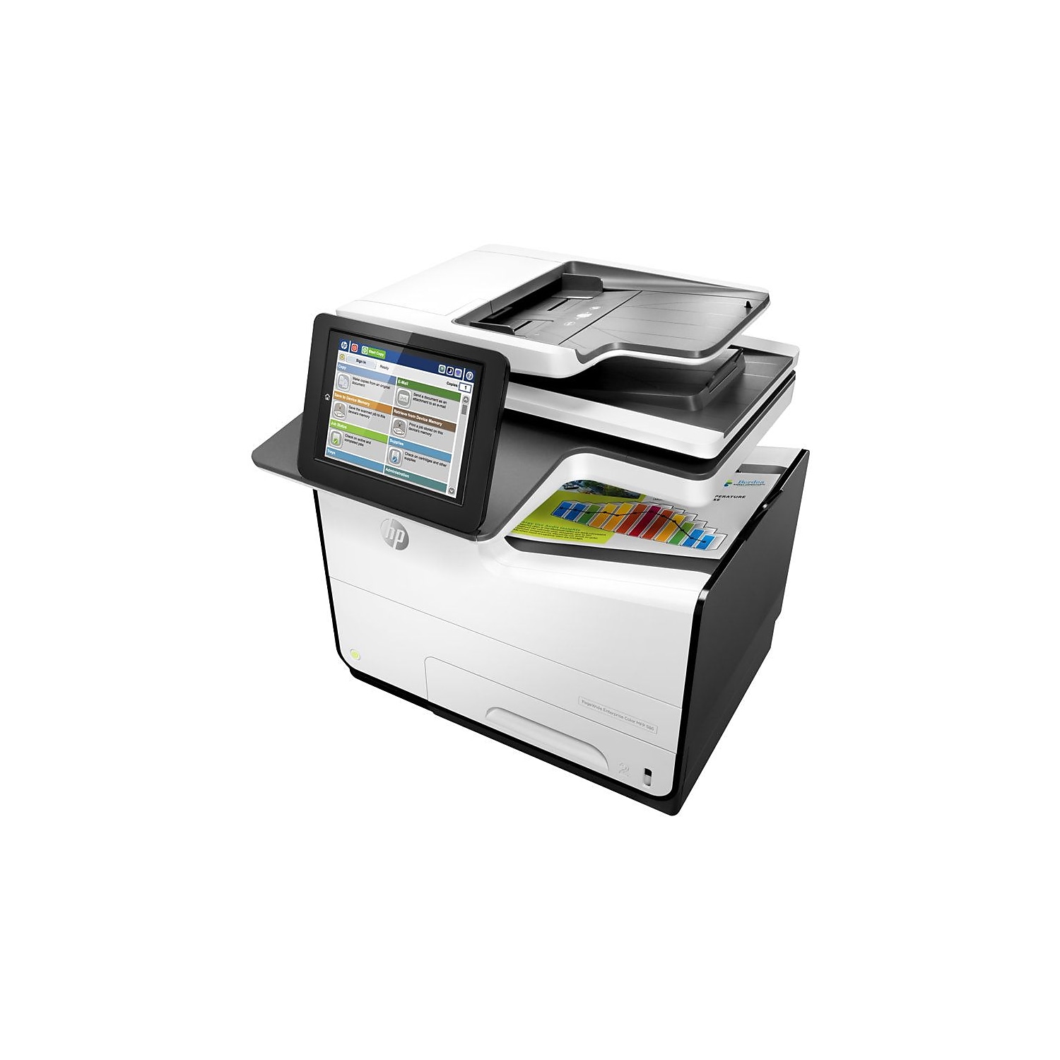 HP Inc. PageWide Enterprise Color MFP 586dn Copy/Print/Scan G1W39A - image 2 of 5