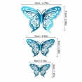 thumbnail image 2 of 12 Pack Butterfly Wall Decor 3D Black Mirror Finish Pvc for Girls Room,Butterfly Birthday Party Decorations,Butterfly Room Decor for Bedroom Wall, 2 of 5