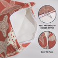 thumbnail image 6 of Orange Starfish Pillow Covers 20x20 Set of 2 Summer Ocean Beach Coastal Outdoor Decorative Throw Pillows Beachy Nautical Pillowcases Linen Cushion Case Decor for Home Sofa Couch Bed, 6 of 6