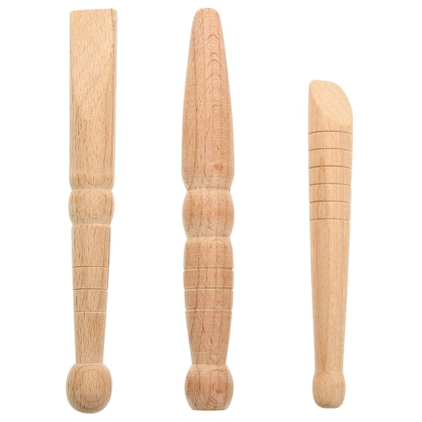3 piezas de herramientas de reflexología, palo de masaje de acupresión, palo de reflexología podal, herramienta de reflexología podal