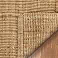 thumbnail image 2 of Well Woven Lani Boucle Hand-Woven Jute Farmhouse Solid Pattern Natural Chuncky-Textured 2' x 3' Area Rug, 2 of 9