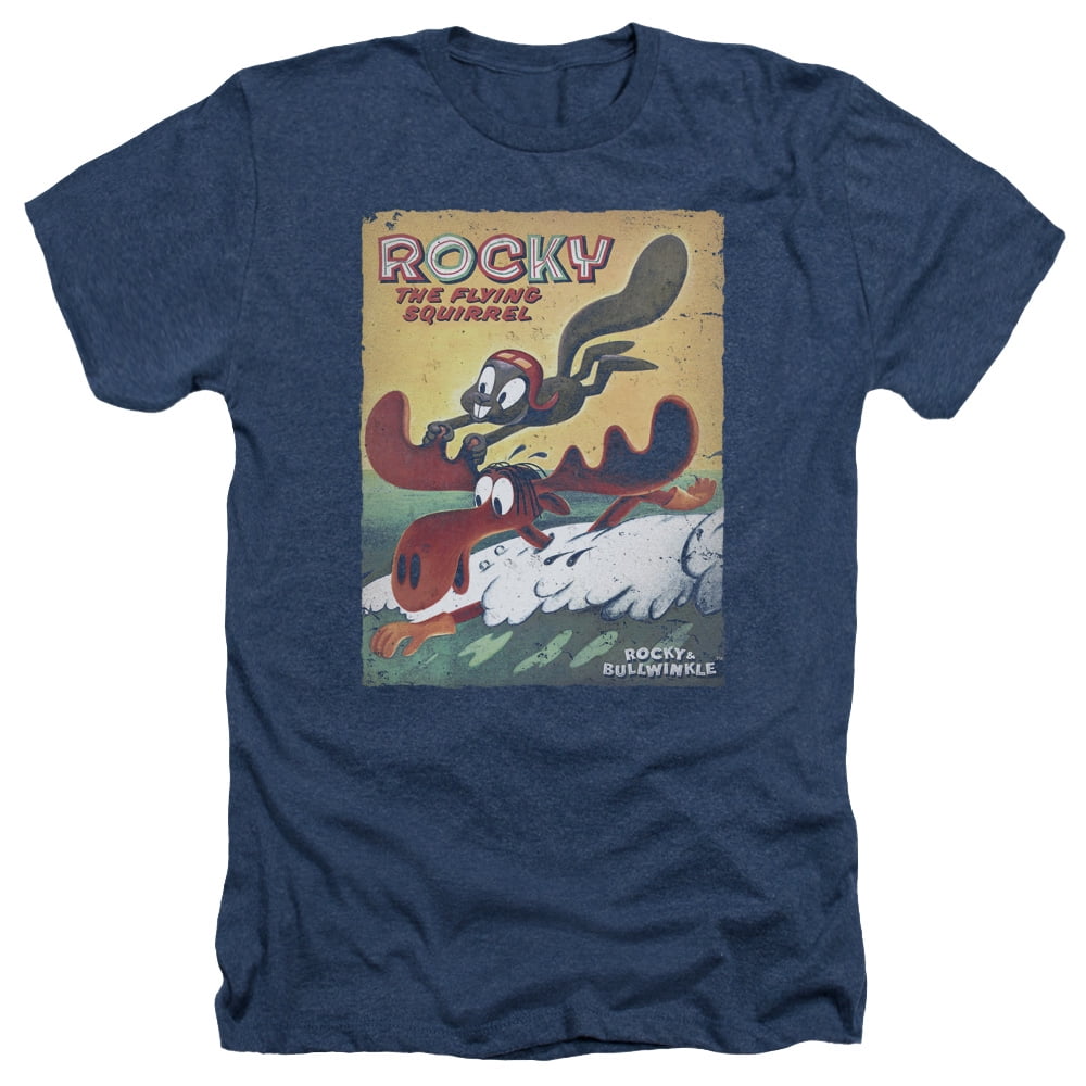rocky and bullwinkle shirt