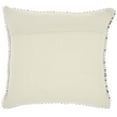 thumbnail image 2 of Nourison Outdoor Pillows Grey Decorative Throw Pillow , 18"X18", 2 of 5