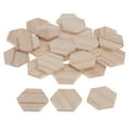 thumbnail image 4 of Piezas De en apariencia De Sin Terminar (25 Piezas) - La Sin Terminar Ligera Es Fácil De , Teñir, Embellecer - Perfecto Macarena Adorno de forma de madera, 4 of 8