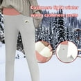 thumbnail image 7 of Fleece Lined Tights Women,Fashion Casual Women Span Ladies Leggings High Waist Keep Warm Long Pants Pantalones Termicos De Mujer, 7 of 7